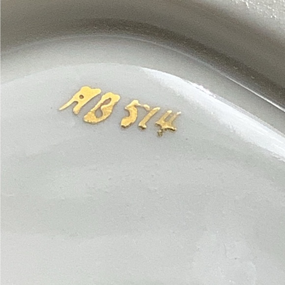 Vintage Warwick China Floral Bowl with Attached Underplate - Picture 14 of 14